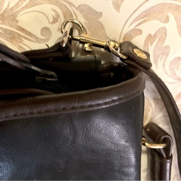 Mondani NY Crossbody Handbag Satchel Vegan Leather Removable Strap Top Strap - Picture 6 of 11